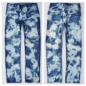 NEW ROBIN'S JEAN Motard Slim Straight Jeans